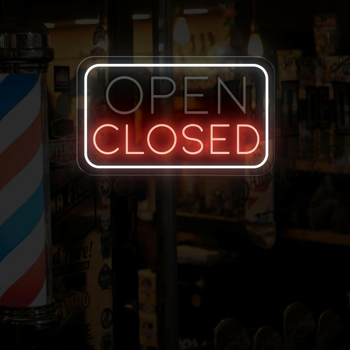 Open and Closed LED Sign for Shops – Dual Neon Light | OpenSignCo