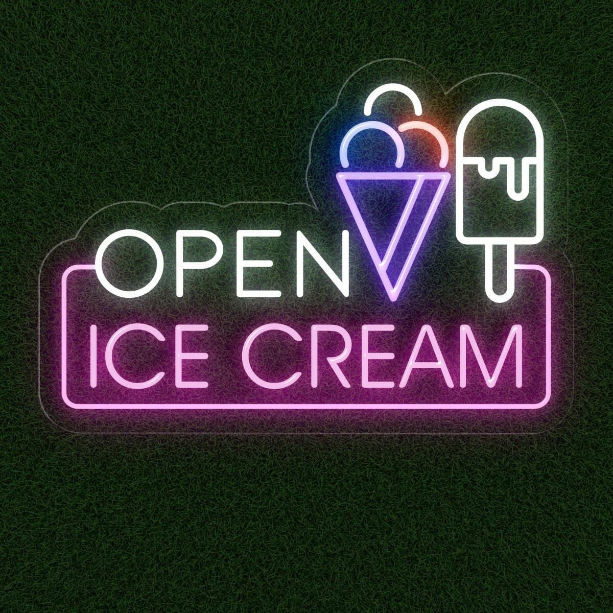 Ice Cream Open Neon Sign: Tempting Displays for Your Ice Cream Shop! - NEONXPERT