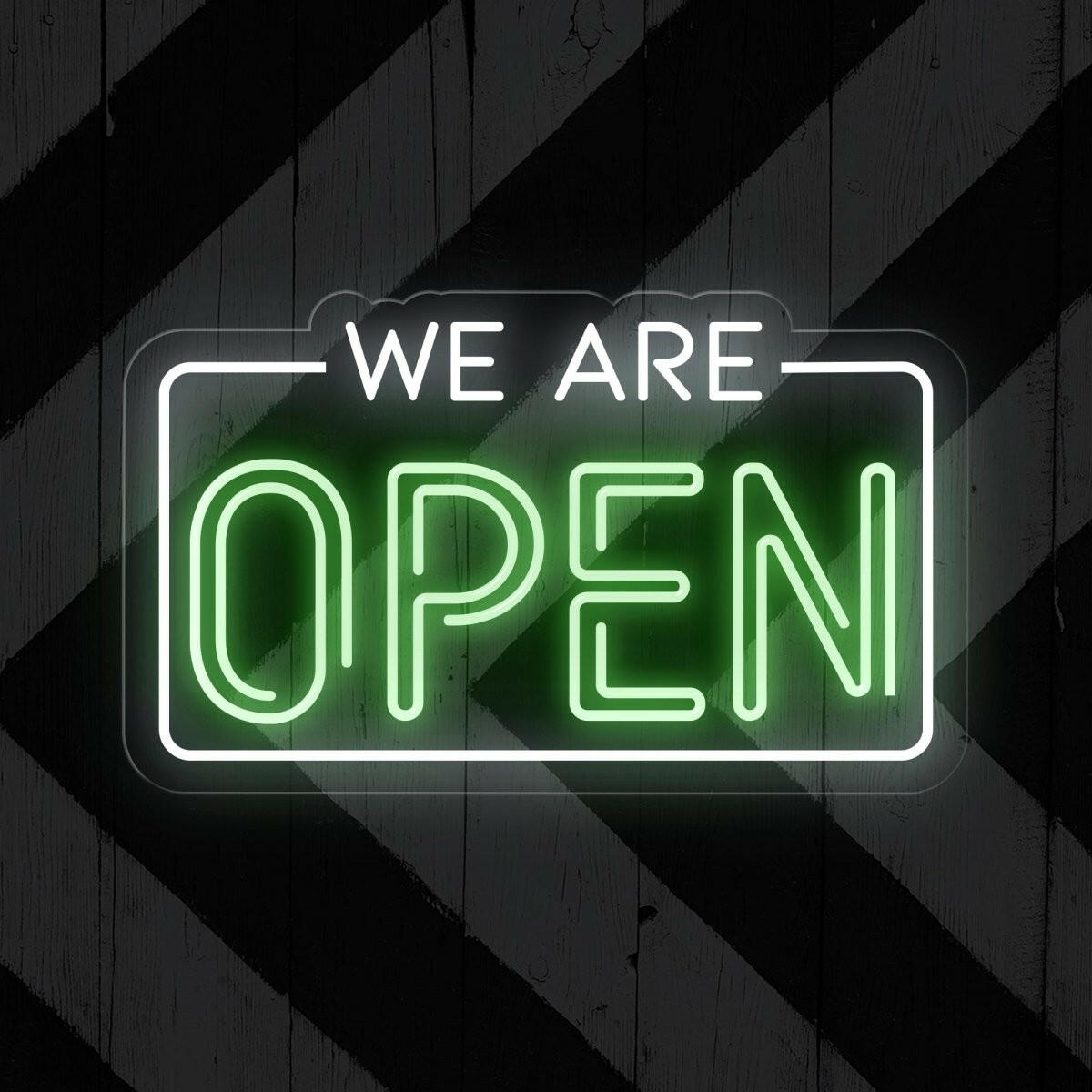 LED We Are Open Neon Sign | Business Window Signage - NEONXPERT