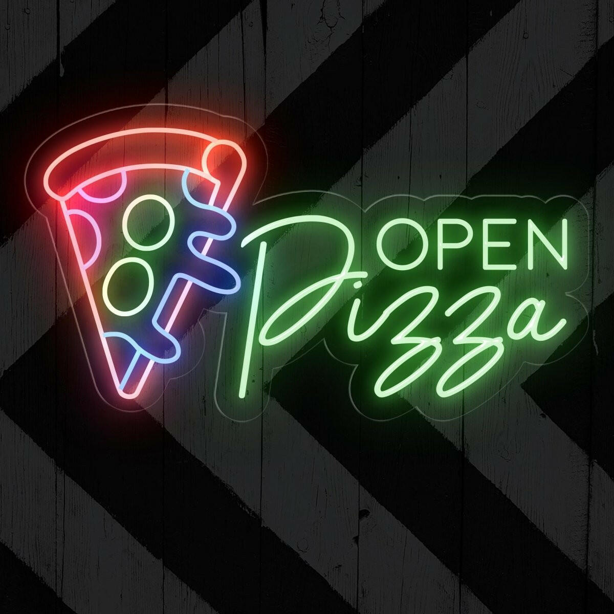 Pizza Open Neon Sign | Light up Led light - OPENSIGNCO