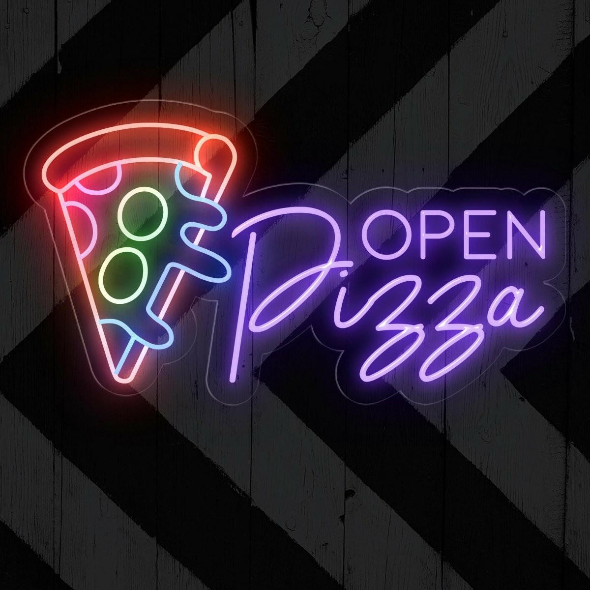 Pizza Open Neon Sign | Light up Led light - OPENSIGNCO
