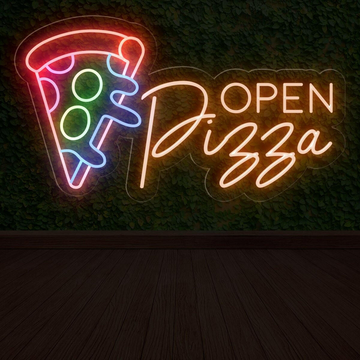 Pizza Open Neon Sign - OPENSIGNCO