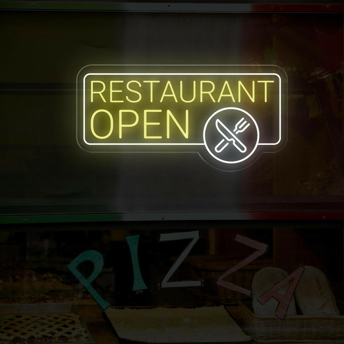 Restaurant Open Neon Sign | LED Light Up Sign - NEONXPERT