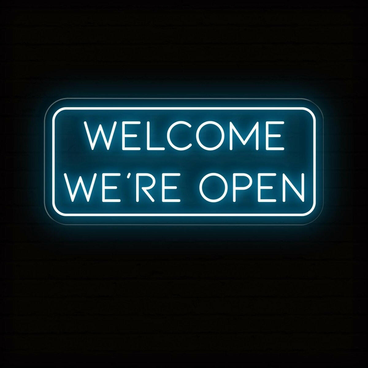 Welcome We're Open Neon Sign | Business Window Light - NEONXPERT
